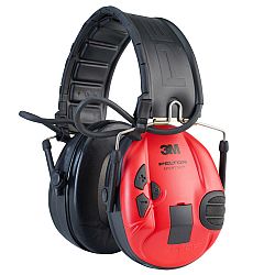 Aktívne slúchadlá na ochranu sluchu Peltor SportTac čierno-červené No Size