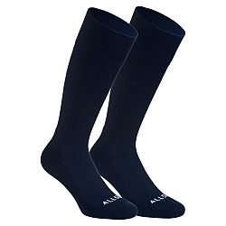 ALLSIX Vysoké ponožky na volejbal VSK500 námornícke modré 35-38