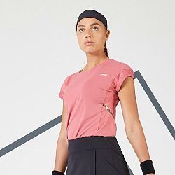 ARTENGO Dámske tričko Dry 500 na tenis ružové L