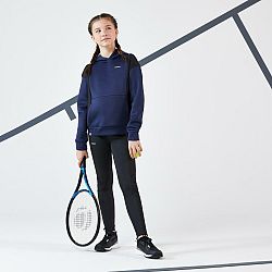 ARTENGO Detská tenisová mikina s kapucňou Dry modrá 8-9 r (131-140 cm)