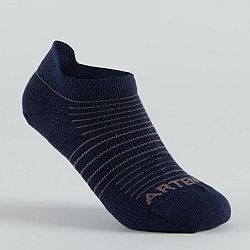 ARTENGO Detské nízke ponožky na tenis RS 160 3 páry tmavomodré 31-34