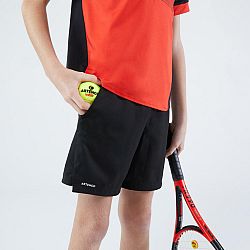 ARTENGO Detské tenisové šortky TSH Dry čierne 7-8 r (123-130 cm)