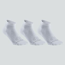 ARTENGO Športové polovysoké ponožky RS160 biele 3 páry biela 39-42