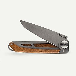 FORCLAZ Skladací nôž s drevenou rukoväťou MT500