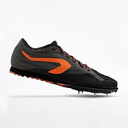 KALENJI Atletická obuv s hrotmi na kros čierno-oranžová šedá 46