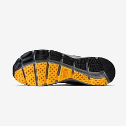 KALENJI Pánska bežecká obuv Run Active čierno-oranžová šedá 47