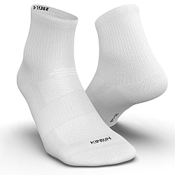 KIPRUN Bežecké ponožky RUN500 stredne vysoké 2 páry biele 43-46