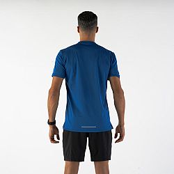 KIPRUN Pánske bežecké tričko Run 500 Dry+ priedušné modré XL