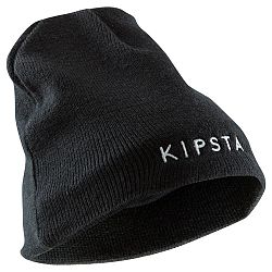 KIPSTA Detská čiapka na futbal Keepwarm čierna S 53-56 cm