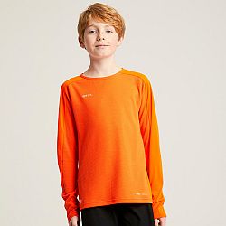 KIPSTA Detský futbalový dres s dlhým rukávom Viralto Club oranžový oranžová 12-13 r (151-160 cm)