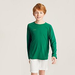 KIPSTA Detský futbalový dres s dlhým rukávom Viralto Club zelený 12-13 r (151-160 cm)