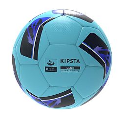 KIPSTA Futbalová lopta Hybride Club Ball X-Light veľkosť 5 biela tyrkysová 5