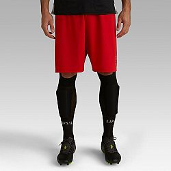 KIPSTA Futbalové šortky pre dospelých F100 červené L
