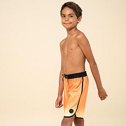 OLAIAN Chlapčenské plážové šortky 500 oranžové oranžová 14-15 r (161-172 cm)