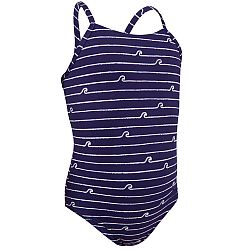 OLAIAN Jednodielne dievčenské plavky Hanalei 100 fialové fialová 5-6 r (113-122 cm)