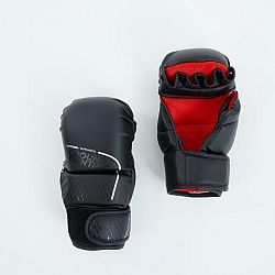 OUTSHOCK Bezprstové rukavice 500 na bojové športy čierne XS-S