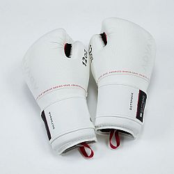 OUTSHOCK Ergonomické boxerské rukavice 120 biele 8 oz