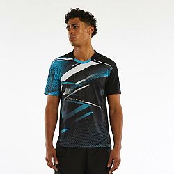 PONGORI Pánske tričko TTP560 na stolný tenis čierno-modré tyrkysová L