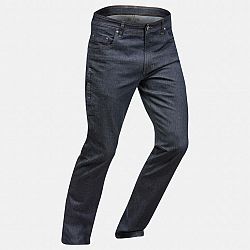 QUECHUA Pánske džínsové nohavice NH500 modrá XL (L34)