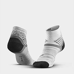 QUECHUA Turistické ponožky Hike 900 polovysoké sivé 2 páry šedá 35-38