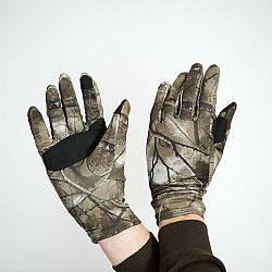 SOLOGNAC Hrejivé rukavice 500 Treemetic Recycle khaki XS-S