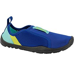 SUBEA Detská obuv do vody Aquashoes 120 elastická modrá 28-29