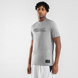 TARMAK Basketbalové tričko unisex TS500 Fast sivé šedá L