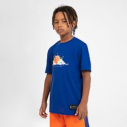 TARMAK Detské basketbalové tričko TS500 FAST modré 12-13 r (151-160 cm)