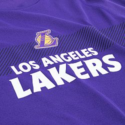 TARMAK Pánske spodné tričko NBA Lakers s dlhým rukávom fialové fialová XS