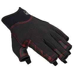 TRIBORD Bezprstové rukavice 500 na jachting čierne 2XL