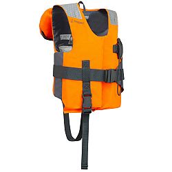 TRIBORD Detská záchranná penová vesta LJ 100N Easy oranžovo-sivá oranžová 30-40 kg
