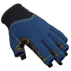 TRIBORD Detské rukavice bez prstov 500 na jachting tmavomodré 12 rokov
