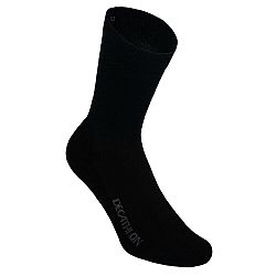 VAN RYSEL Cyklistické zimné ponožky 500 čierne 35-38
