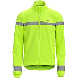 VAN RYSEL Pánska zimná cyklistická bunda s dlhým rukávom EN17353 zelená S