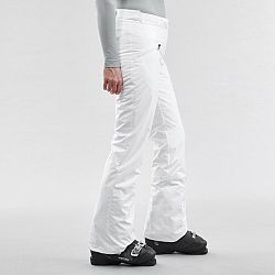 WEDZE Dámske hrejivé lyžiarske nohavice 180 biele M