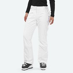 WEDZE Dámske hrejivé lyžiarske nohavice 580 biele L