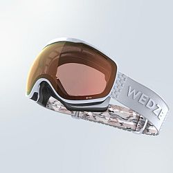 WEDZE Lyžiarske a snowboardové okuliare do zlého počasia G 900 S1 svetlofialové fialová L