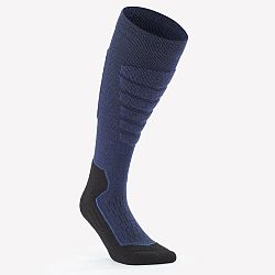 WEDZE Lyžiarske ponožky 100 JQT čierno-biele modrá 43-46