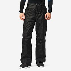 WEDZE Pánske hrejivé lyžiarske nohavice 180 čierne XL