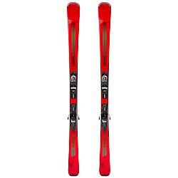 WEDZE Pánske zjazdové lyže s viazaním Boost 500 červené 170 cm