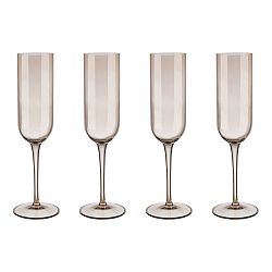 Blomus Súprava 4 pohárov flauta na šampanské FUUM zlatisté sklo