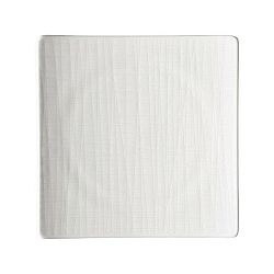 Hranatý plytký tanier Mesh Rosenthal biely 17 cm