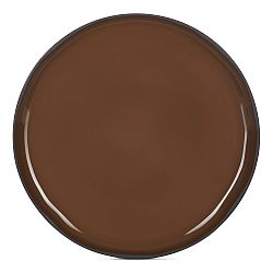 REVOL Jedálenský tanier hnedý Tonka CARACTERE