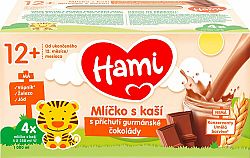 4x Hami mliečko s kašou s príchuťou gurmánskej čokolády 250 ml
