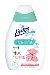 LINTEO BABY Detské sprchovacie mlieko a šampón