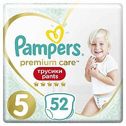 PAMPERS Premium Care Pants Nohavičky plienkové jednorazové 5 (12-17 kg) 52 ks
